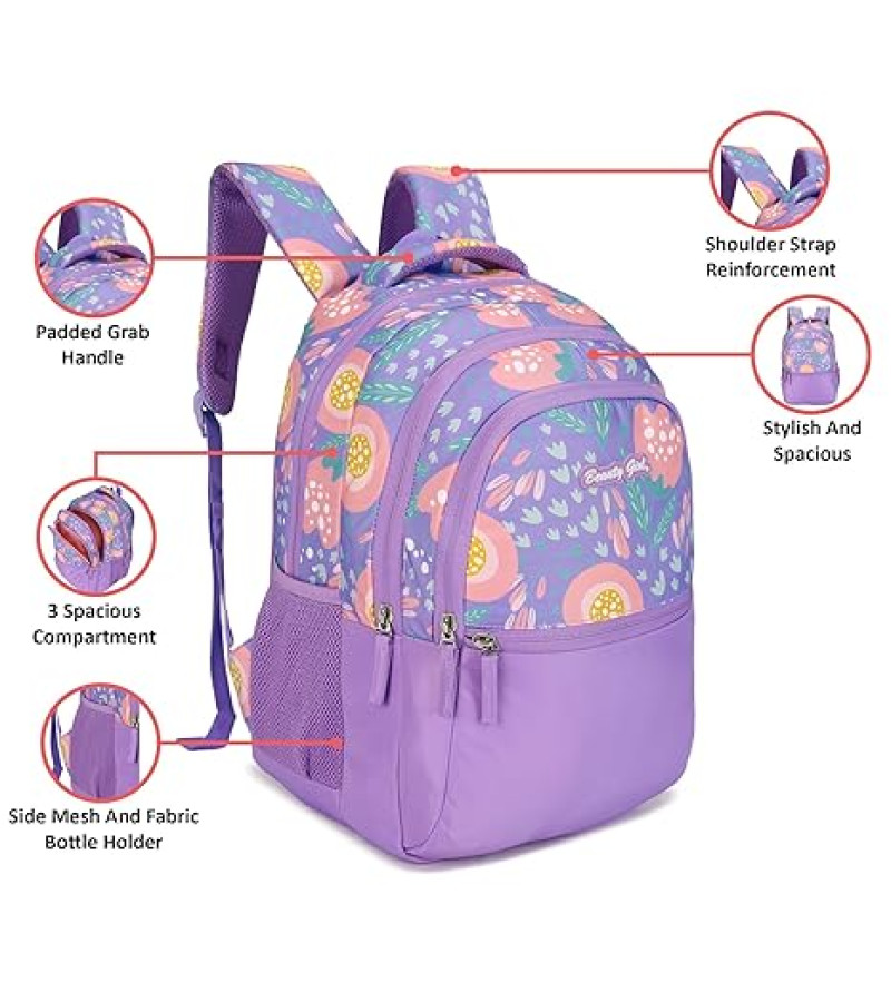 BEAUTY GIRLS BY HOTSHOT1598|School Bag|Tuition Bag|College Backpack