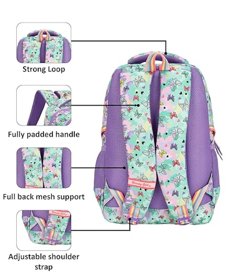 BEAUTY GIRLS BY HOTSHOT1588|School Bag|Tuition Bag|College Backpack