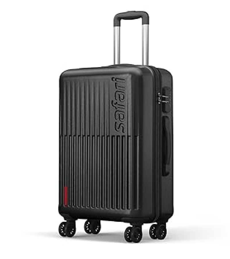 Safari Astra 8 Wheels 66 Cms Medium Check-In Trolley Bag Hard Case Polycarbonate 360 Degree