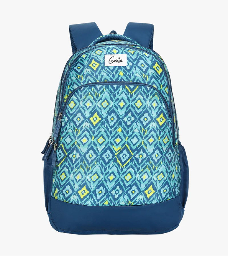 Genie Ikattish 36L Teal School Backpack With Easy Access Pockets