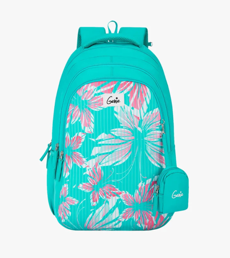 Genie Josie 36L Teal School Backpack With Premium Fabric