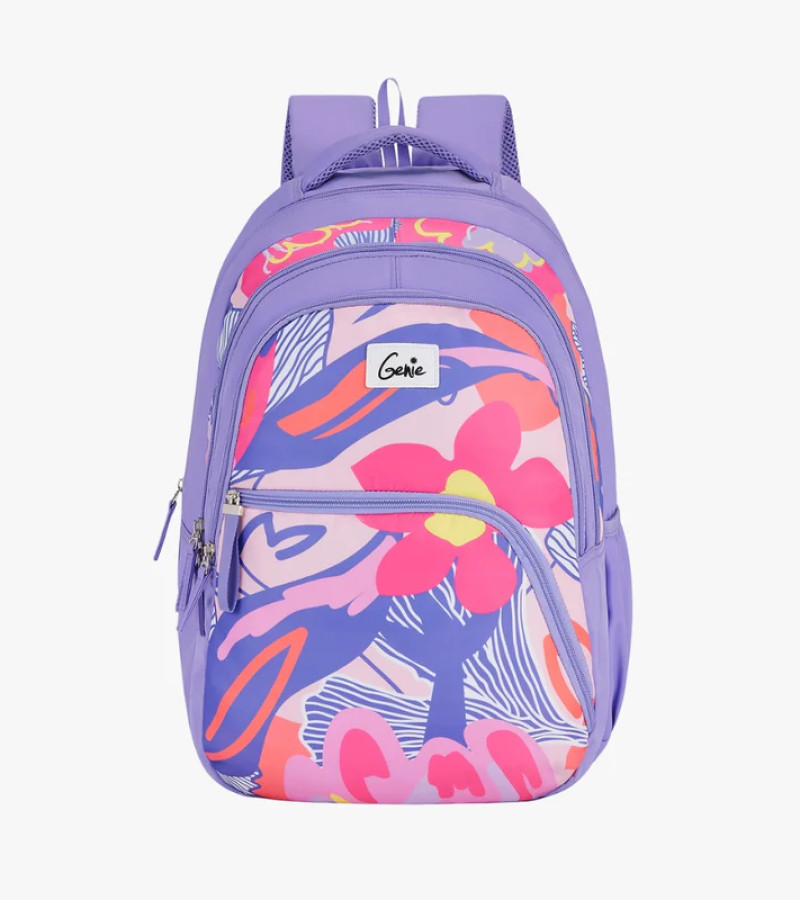 Genie Paradise 36L Lavender Laptop Backpack With Raincover