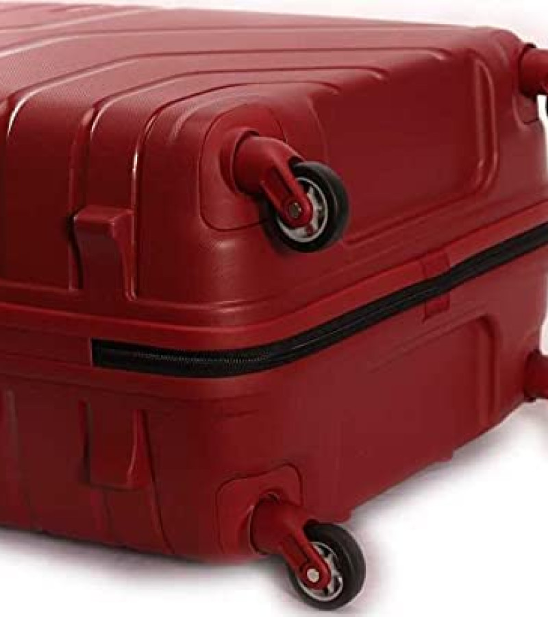 American Tourister Hard Trolley Luggage Set of 3 -Polypropylene (55 CM+68 CM+79 CM) (D.RED