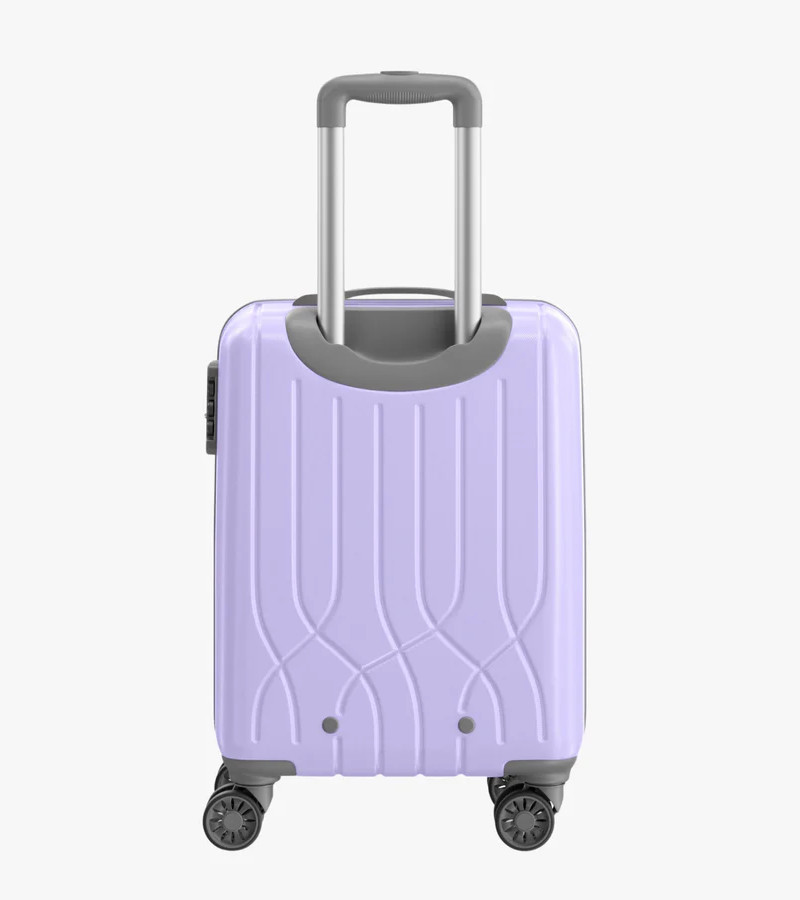 Genie Swing Lavender Trolley Bag With Dual Wheels & Fixed Combination Lock