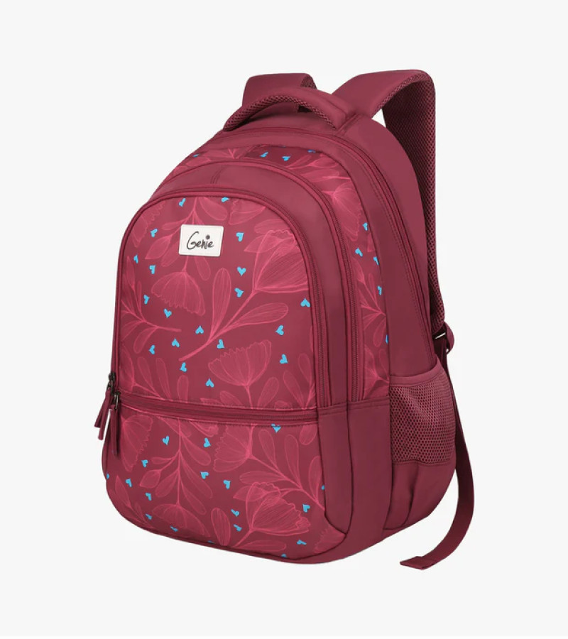 Genie Clara 36L Pink School Backpack With Easy Access Pockets