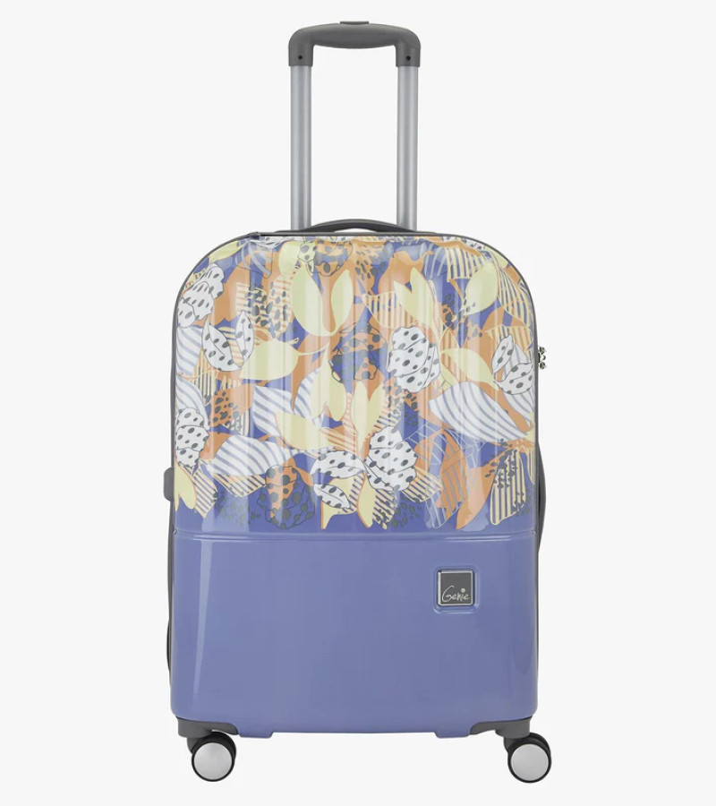 Genie Sprout Lilac Trolley Bag With Dual Wheels & Fixed Combination Lock