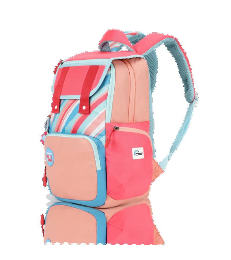 uppercase Sprout 03 Double Compartments School Backpack for Girls 25L Pink