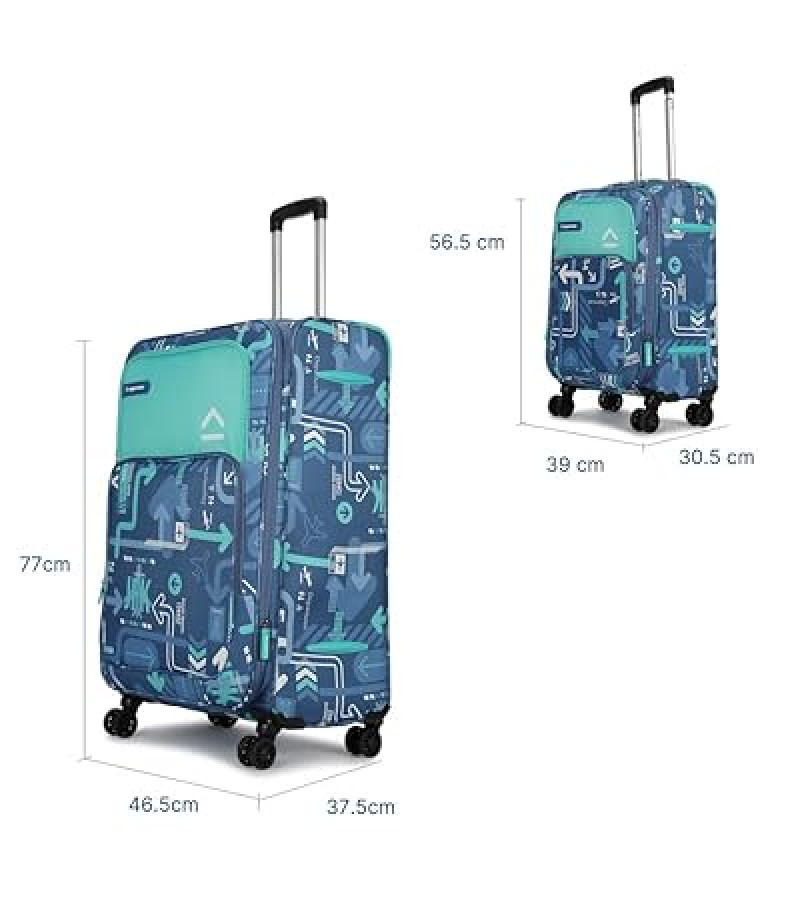 uppercase JFK Trolley Bag Set of 2 (S+L)| Sustainable Cabin