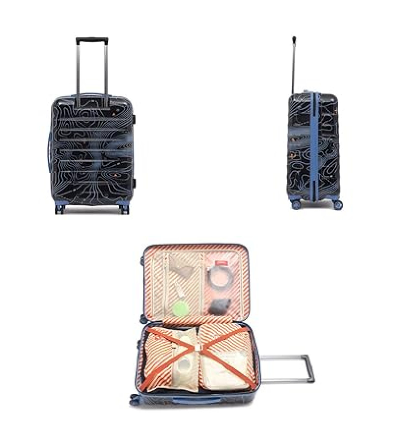 uppercase Topo Celeb Trolley Bag Set of 3 (S+M+L) | Hardsided Polycarbonate Printed Luggage