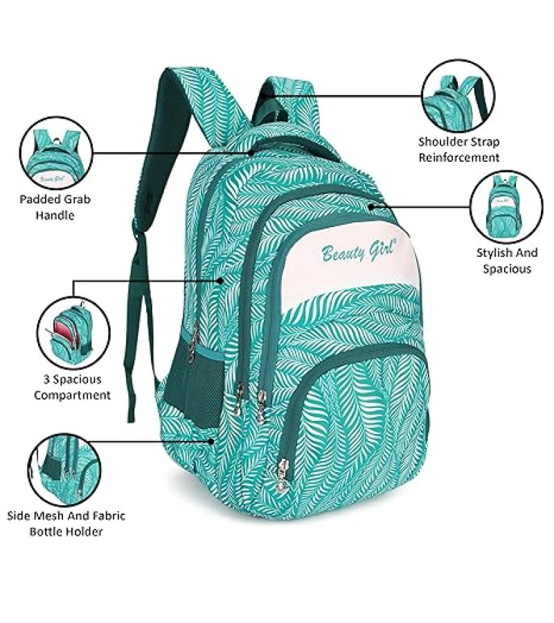 BEAUTY GIRLS BY HOTSHOT1568|School Bag|Tuition Bag|College Backpack|ForGirls&Women|