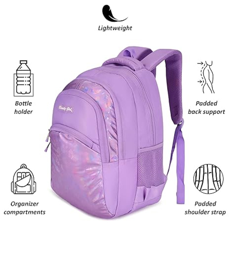 BEAUTY GIRLS BY HOTSHOT1593|School Bag|Tuition Bag|College Backpack|For Girls & Women|