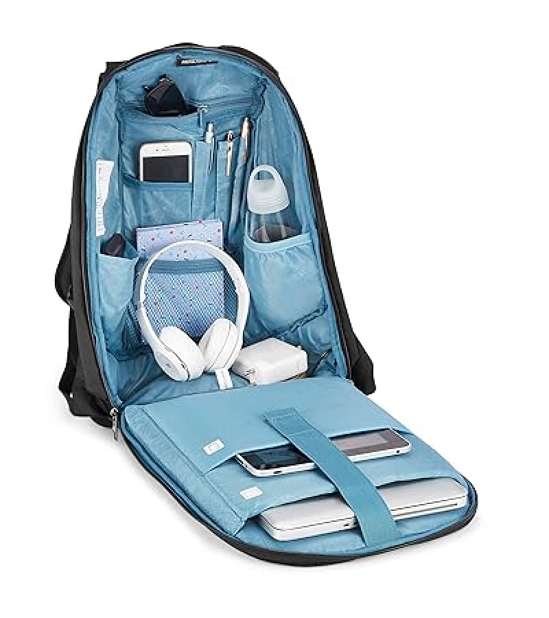 Aristocrat Laptop Backpack 22L With Rain Cover, Spacious Antitheft Compartment, USB Charging Port