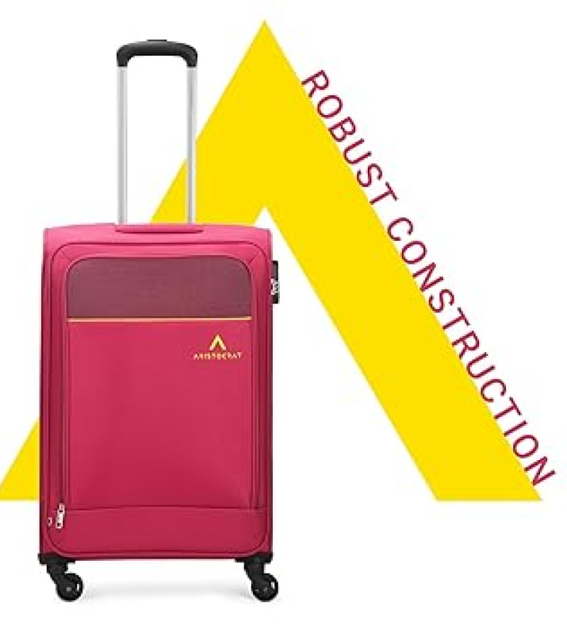 Aristocrat Oasis Plus Medium Size Soft Check in Luggage (69 cm)