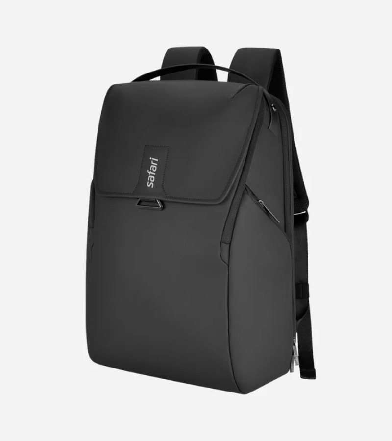 Safari Enigma 16L Black Formal Backpack with Laptop Sleeve