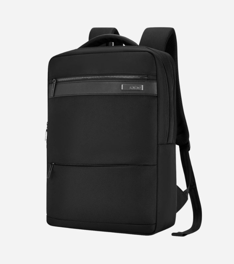 Safari Select Smart 16L Black Formal Backpack with Laptop Sleeve