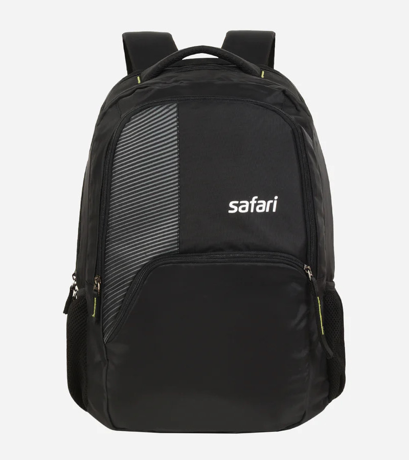 Safari Helix 30L Black Laptop Backpack with Raincover