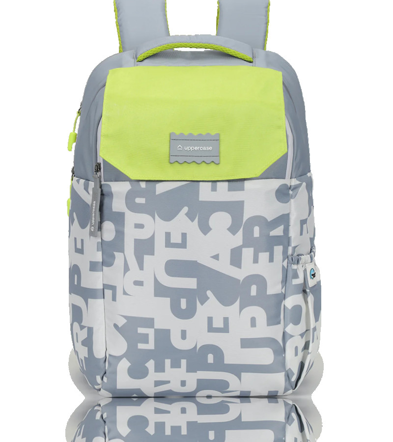 uppercase Campus 05 Backpack Double Compartment School Bag 38L Grey