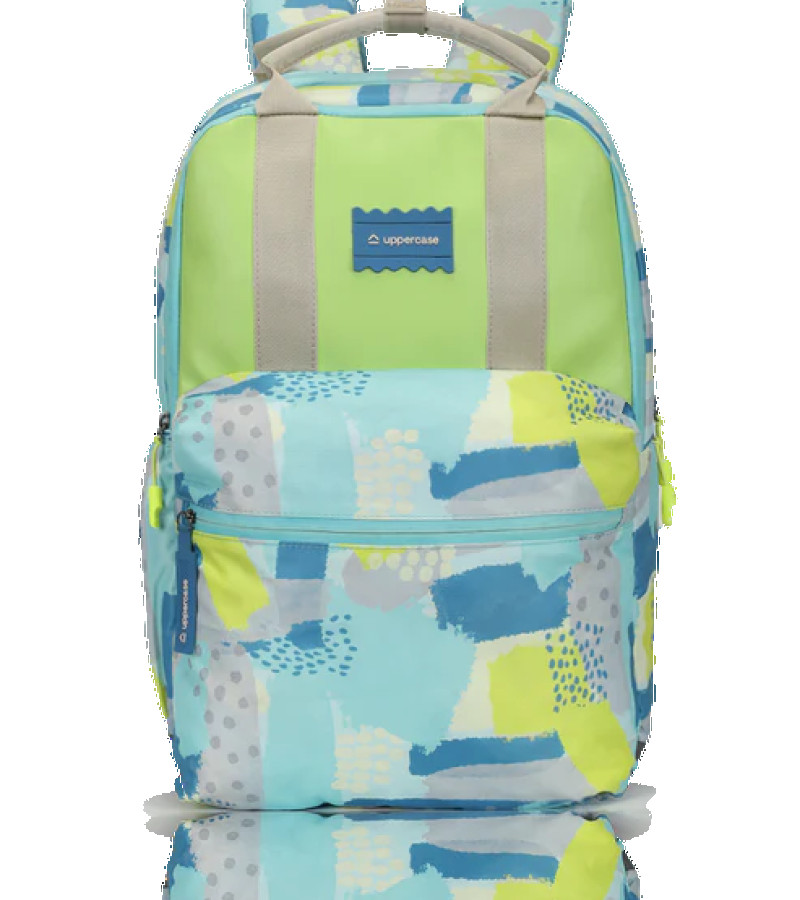 uppercase Luna 01 Double Compartments School Backpack for Girls 31L Lime