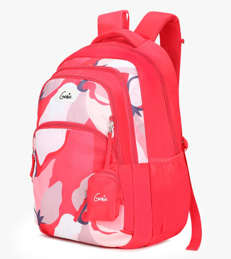 Genie Taylor 36L Pink Laptop Backpack With Laptop Sleeve