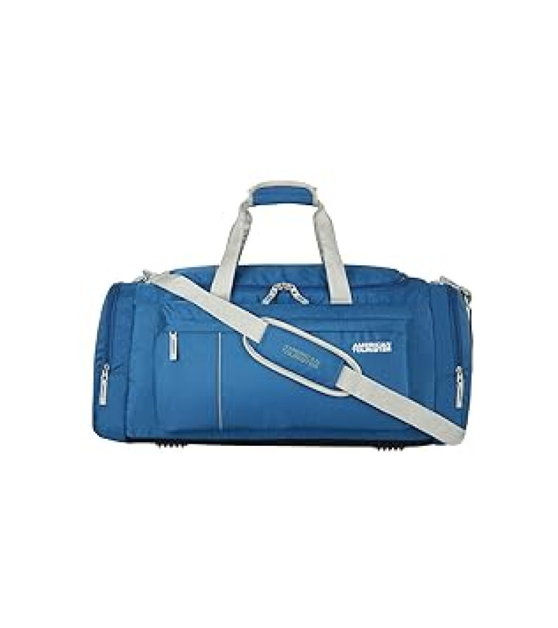 American Tourister X-Bag Nylon 55 Cms Travel Duffle Bag (Blue)