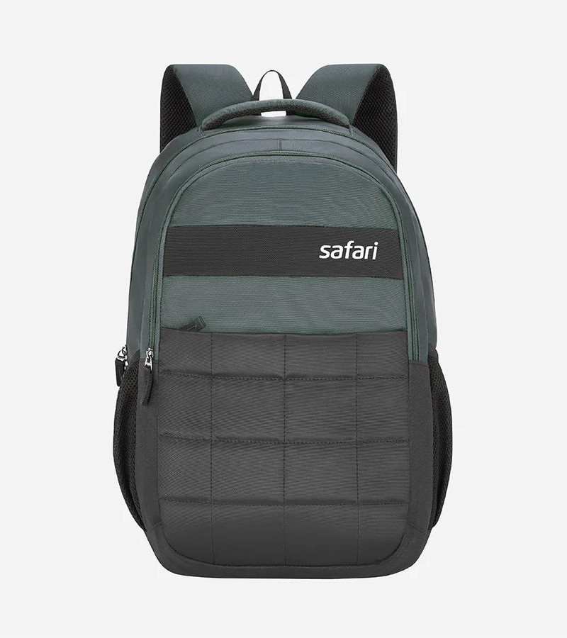 Safari Zoro 34L Grey Laptop Backpack with Easy Access Pockets