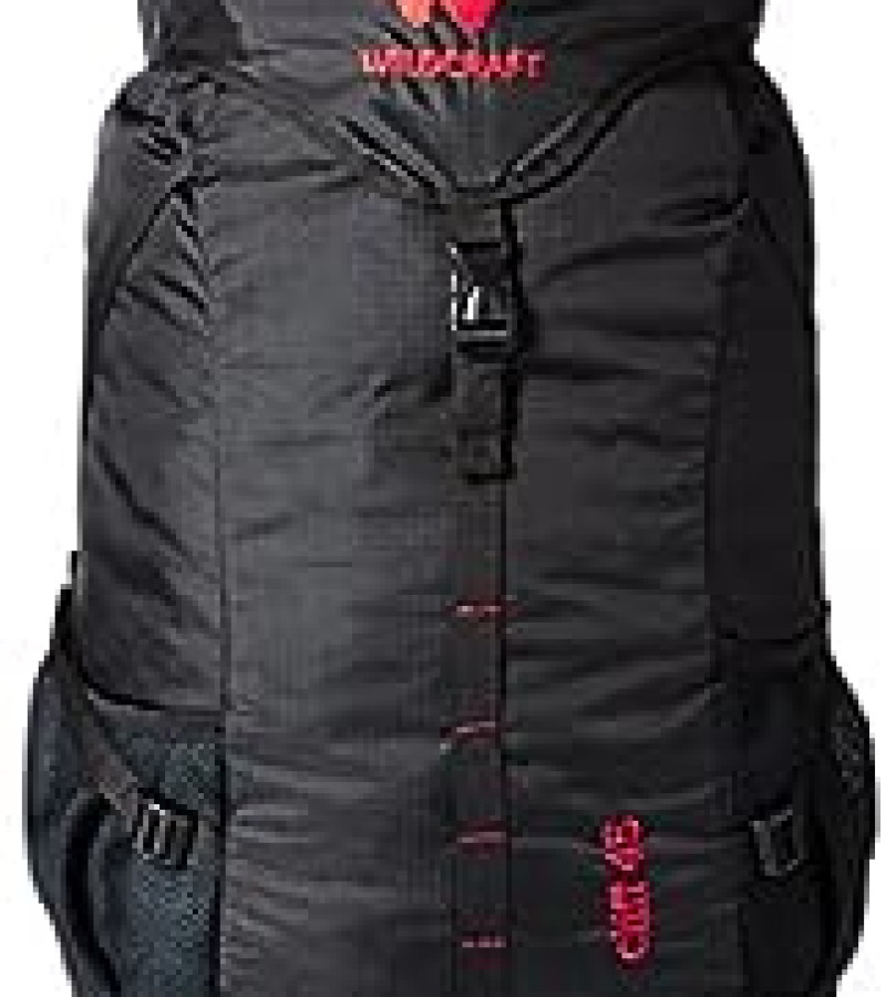 Wildcraft 45 Ltrs Black Rucksack (8903338073840) (Extra Large Size)