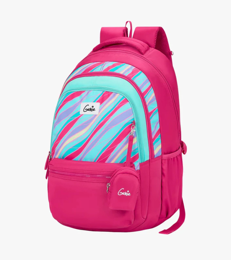 Genie Ember 36L Pink Laptop Backpack With Laptop Sleeve