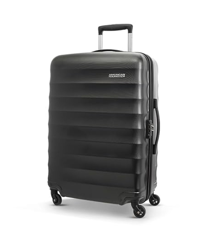 American Tourister Trolley Bag for Travel | Barcelona 79 Cms Polycarbonate Hardsided Large Check-in Luggage Bag