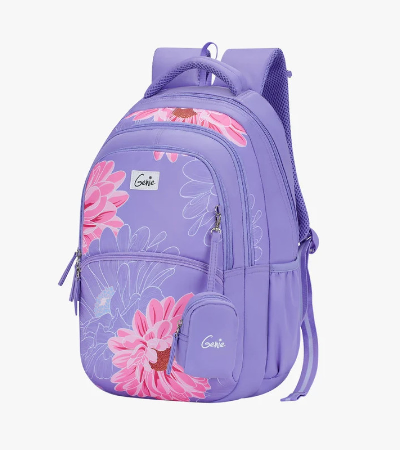 Genie Buttercup 27L Lavender Juniors Backpack With Easy Access Pockets