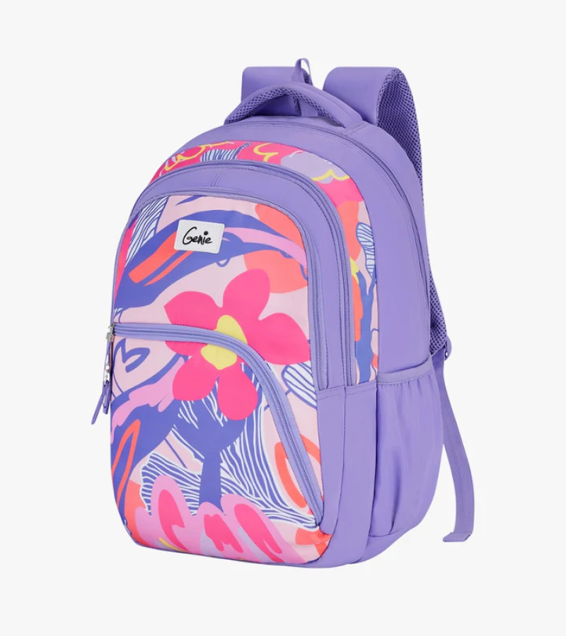 Genie Paradise 36L Lavender Laptop Backpack With Raincover