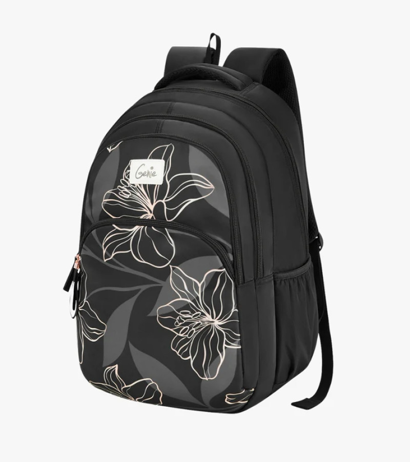 Genie Radiant 36L Black Laptop Backpack With Raincover