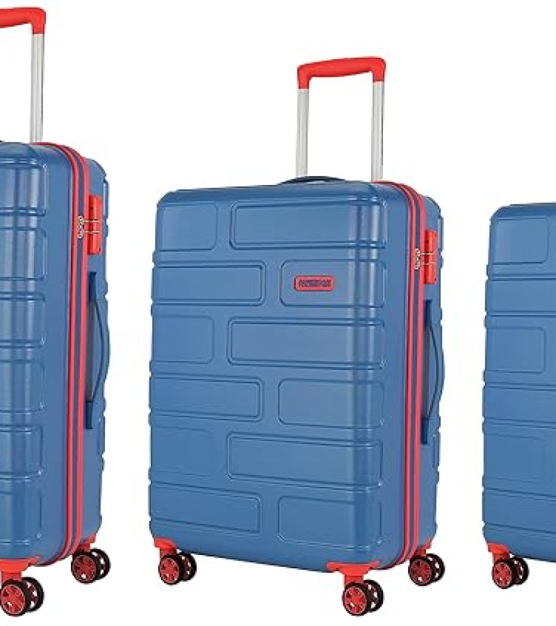 American Tourister Bricklane Trolley Set of 3 - Cobalt Blue