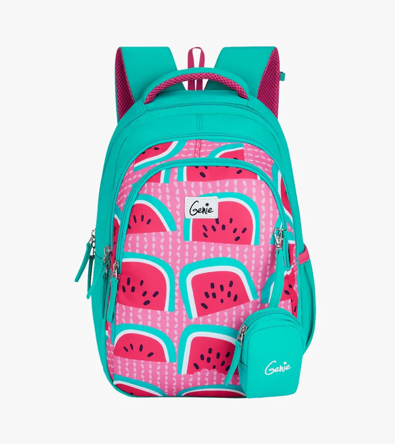 Fruity Small Backpack for Kids - Teal With Comfortable Padding