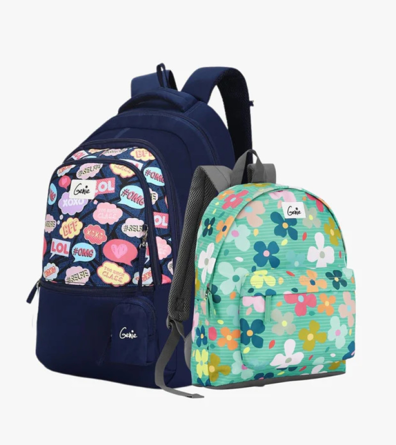 Genie Laptop Backpack and Casual Backpack Combo