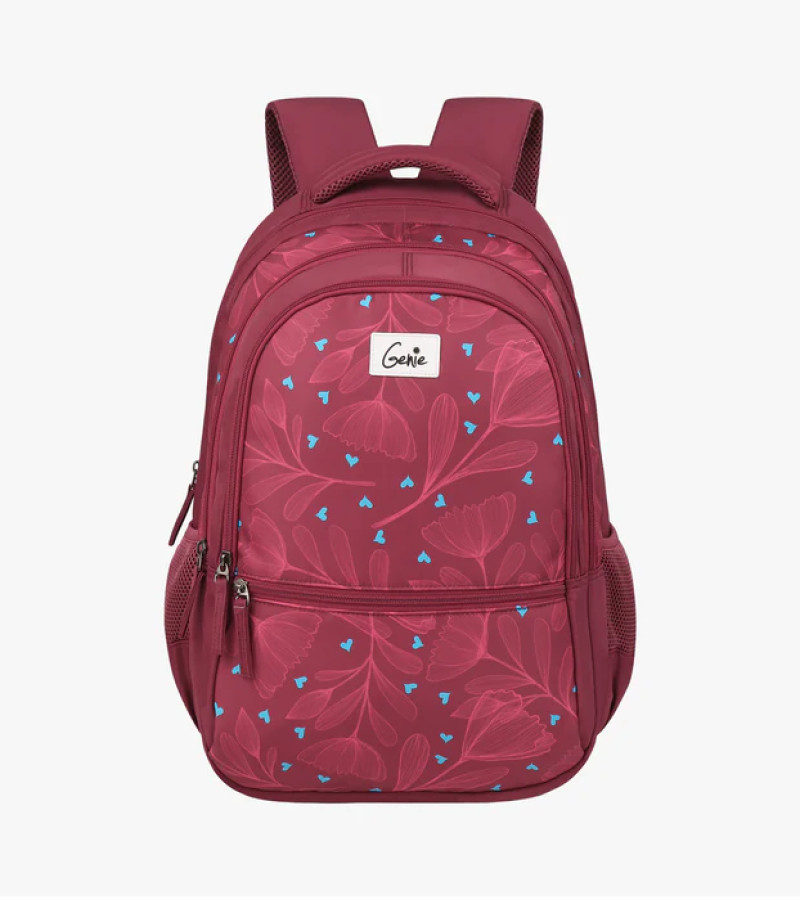 Genie Clara 36L Pink School Backpack With Easy Access Pockets