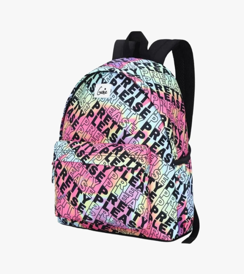 Genie Pretty 18L Multicolor Casual Backpack With Easy Access Pockets