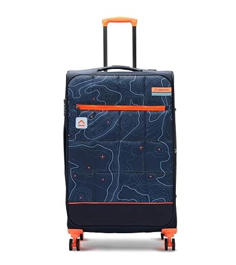 uppercase Topo (Large) 77 cms Soft Check-in Trolley Bag for Travel | Dust Resistant Eco-Soft Printed Luggage | TSA Lock