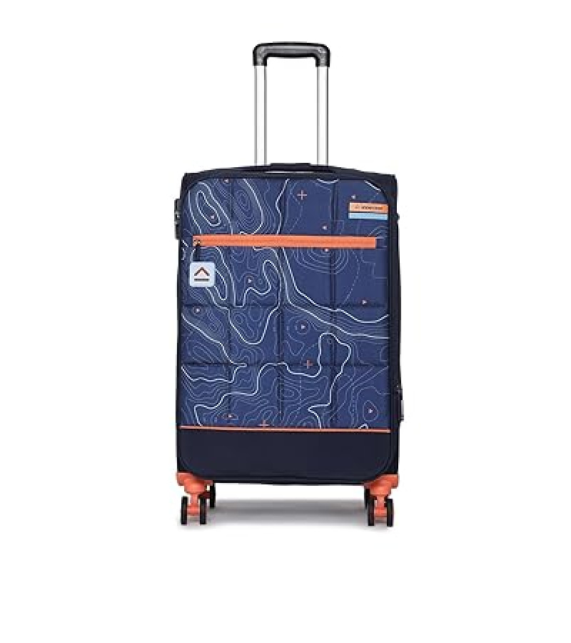 uppercase Topolite(Medium) 68 cms| Soft Check-in Trolley Bag Dust Resistant Eco-Soft Printed Luggage