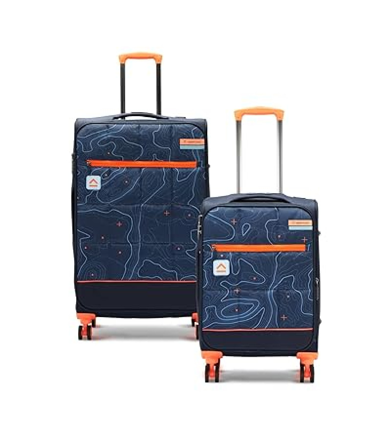 uppercase Topo Trolley Bag Set of 2 (S+M)| Sustainable Cabin & Check-in Luggage