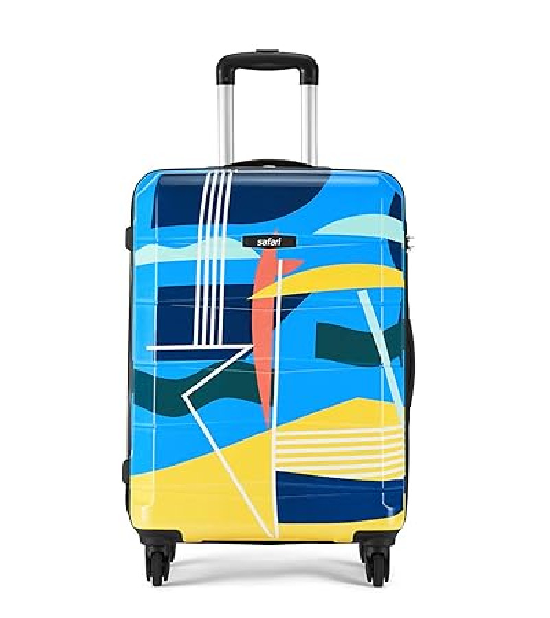 Safari Regloss Detour 65 Cms Medium Check-in Trolley Bag Hard Case Polycarbonate 4 Wheels