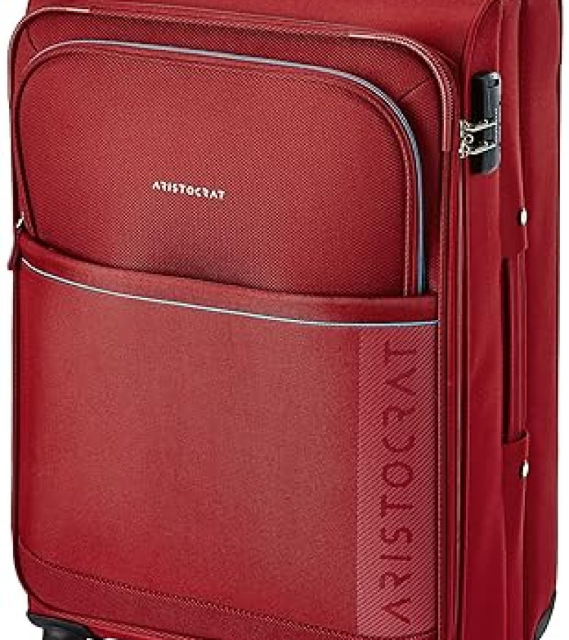 Aristocrat Baleno 69 cms Medium size Polyester Soft sided 4 Wheels Luggage